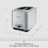 Breville BTA820XL Die-Cast Smart Toaster, 2 Slice, Brushed Stainless Steel Breville BTA820XL Die-Cast Smart Toaster, 2 Slice, Brushed Stainless Steel