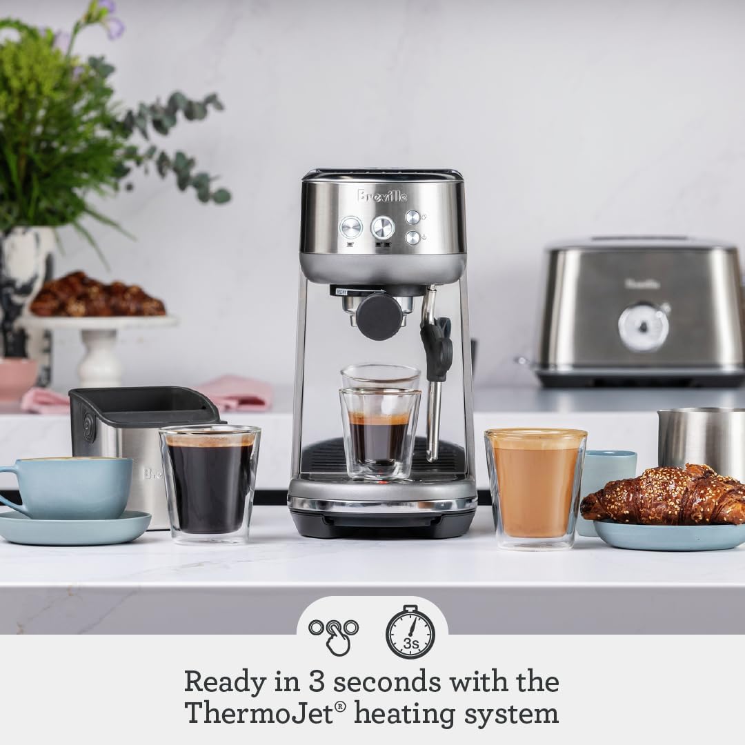 Breville Bambino Espresso Machine BES450BSS, Brushed Stainless Steel1 Breville Bambino Espresso Machine BES450BSS, Brushed Stainless Steel