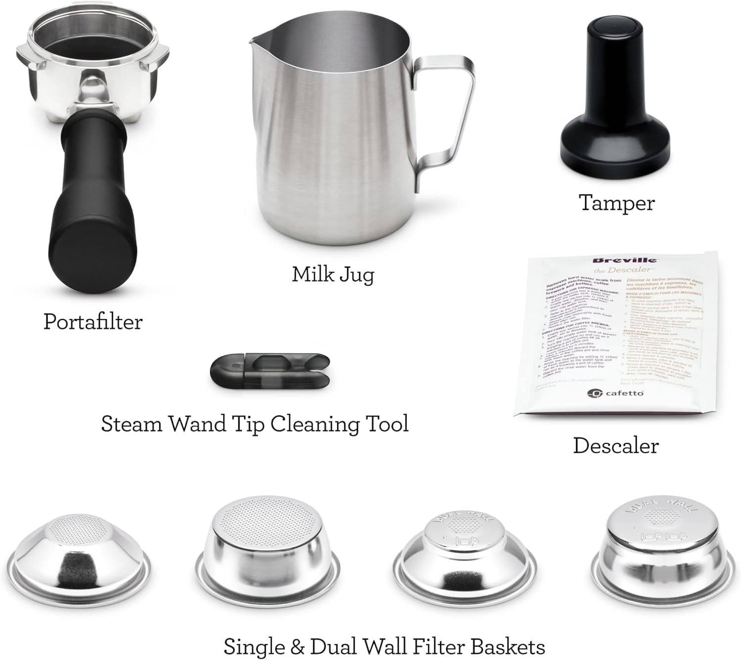 Breville Bambino Espresso Machine BES450BSS, Brushed Stainless Steel13 Breville Bambino Espresso Machine BES450BSS, Brushed Stainless Steel