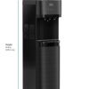 Brio Self Cleaning Bottom Loading Water Cooler Water Dispenser – Black Stainless Steel - 3 Temperature Settings - Hot, Room & Cold Water