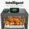 CHEF iQ MiniOven Smart Toaster Oven Air Fryer Combo, 11-in-1 Countertop Convection Oven, Bake, Broil, Air Fry, Broil, Dehydrate, 1750W, 25 Qt Capacity, Fast Cooking with Touchscreen Controls – Black CHEF iQ MiniOven Smart Toaster Oven Air Fryer Combo, 11-in-1 Countertop Convection Oven, Bake, Broil, Air Fry, Broil, Dehydrate, 1750W, 25 Qt Capacity, Fast Cooking with Touchscreen Controls – Black