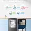 COMFEE’ 1.6 Cu.ft Portable Washing Machine, 11lbs Capacity Fully Automatic Compact Washer with Wheels, 6 Wash Programs Laundry Drain Pump, Ideal for Apartments, RV, Camping, Magnetic Gray