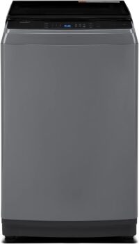COMFEE’ Washing Machine 2.4 Cu.ft LED Portable Washing Machine and Washer Lavadora Portátil Compact Laundry, 8 Models, Environmentally Friendly, Child Lock for RV, Dorm, Apartment Magnetic Gray
