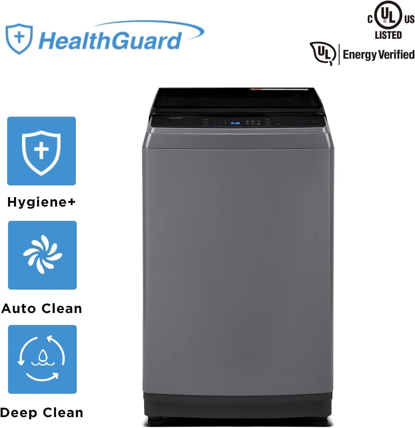 COMFEE’ Washing Machine 2.4 Cu.ft LED Portable Washing Machine and Washer Lavadora Portátil Compact Laundry, 8 Models, Environmentally Friendly, Child Lock for RV, Dorm, Apartment Magnetic Gray2 COMFEE’ Washing Machine 2.4 Cu.ft LED Portable Washing Machine and Washer Lavadora Portátil Compact Laundry, 8 Models, Environmentally Friendly, Child Lock for RV, Dorm, Apartment Magnetic Gray