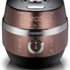 CUCKOO CRP-JHR1009F 10-Cup (Uncooked) / 20-Cup (Cooked) Induction Heating Pressure Rice Cooker with Nonstick Inner Pot, 16 Menu Options, Fuzzy Logic Tech, 3 Voice Guide, Auto Clean (Copper/Black)