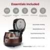 CUCKOO CRP-JHR1009F 10-Cup (Uncooked) / 20-Cup (Cooked) Induction Heating Pressure Rice Cooker with Nonstick Inner Pot, 16 Menu Options, Fuzzy Logic Tech, 3 Voice Guide, Auto Clean (Copper/Black) CUCKOO CRP-JHR1009F 10-Cup (Uncooked) / 20-Cup (Cooked) Induction Heating Pressure Rice Cooker with Nonstick Inner Pot, 16 Menu Options, Fuzzy Logic Tech, 3 Voice Guide, Auto Clean (Copper/Black)