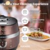 CUCKOO CRP-JHR1009F 10-Cup (Uncooked) / 20-Cup (Cooked) Induction Heating Pressure Rice Cooker with Nonstick Inner Pot, 16 Menu Options, Fuzzy Logic Tech, 3 Voice Guide, Auto Clean (Copper/Black) CUCKOO CRP-JHR1009F 10-Cup (Uncooked) / 20-Cup (Cooked) Induction Heating Pressure Rice Cooker with Nonstick Inner Pot, 16 Menu Options, Fuzzy Logic Tech, 3 Voice Guide, Auto Clean (Copper/Black)