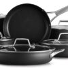 Calphalon Premier Hard-Anodized Nonstick Cookware 11-Piece Pots and Pans Set Dishwasher and Oven Safe with MineralShield Nonstick Technology Durable and Versatile Kitchen Cookware