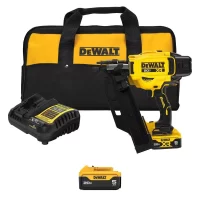 DEWALT 20V Lithium-Ion 3-1/2 in. 21° Cordless Framing Nailer Kit with (2) 5.0 Ah Batteries and Charger