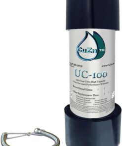 CuZn UC-100 10K Gal. 1-Year Under Sink Water Filter System, Reduces PFAs, PFOS, Lead, Chlorine, Improves Taste, NSF/ANSI 42 and 372