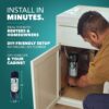 CuZn UC-100 10K Gal. 1-Year Under Sink Water Filter System, Reduces PFAs, PFOS, Lead, Chlorine, Improves Taste, NSF/ANSI 42 and 372