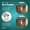 CuZn UC-100 10K Gal. 1-Year Under Sink Water Filter System, Reduces PFAs, PFOS, Lead, Chlorine, Improves Taste, NSF/ANSI 42 and 372
