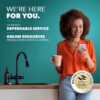 CuZn UC-100 10K Gal. 1-Year Under Sink Water Filter System, Reduces PFAs, PFOS, Lead, Chlorine, Improves Taste, NSF/ANSI 42 and 372