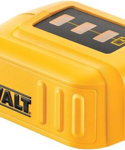 DEWALT 12V/20V MAX USB Charger with 2 Ports and State of Charge Indicator(DCB090)