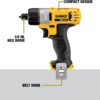 DEWALT 12V MAX Cordless Screwdriver, 1/4-Inch Hex Chuck, 1-Inch Bit Tips, Electric (DCF610S2) DEWALT 12V MAX Cordless Screwdriver, 1/4-Inch Hex Chuck, 1-Inch Bit Tips, Electric (DCF610S2)