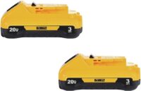 DEWALT 20V MAX 3 Ah Lithium Ion Battery 2-Pack (DCB230-2)