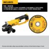 DEWALT 20V MAX 4-1/2 Inch Cordless Angle Grinder, Bare Tool Only (DCG412B) DEWALT 20V MAX 4-1/2 Inch Cordless Angle Grinder, Bare Tool Only (DCG412B)