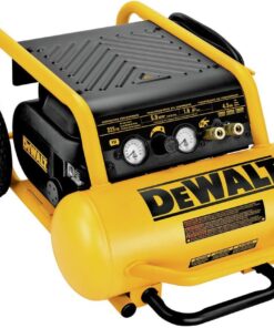 DEWALT Air Compressor, 225-PSI Max, Hand Carry with Wheels, 4-1/2 Gallon (D55146)
