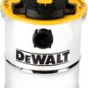 DEWALT Ash Vacuum DXV04A, 4 Gallon Metal Canister, 4 HP Powerful Motor, Strong Suction, and Efficient Filtration Safe Ash Vacuum for Pellet Stoves, Fireplaces, and BBQ Grills