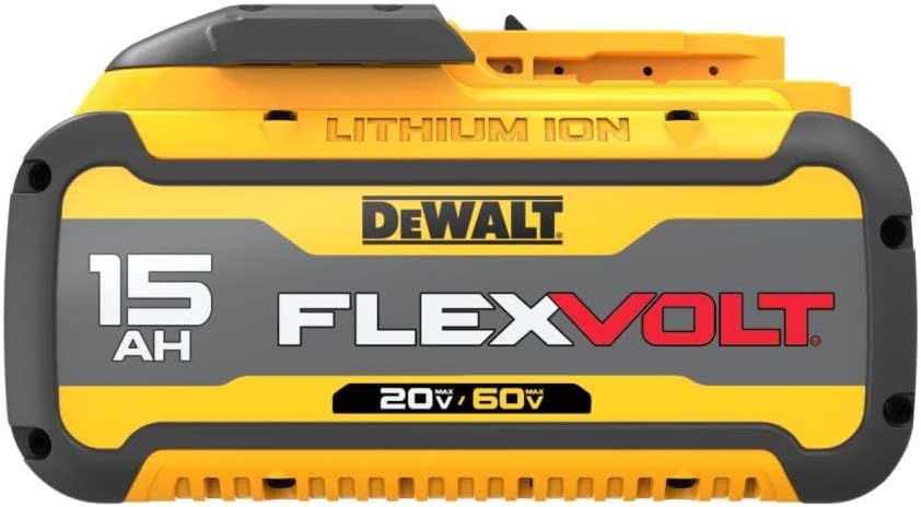 DEWALT DCB615 FLEXVOLT 20V 60V Max 15.0Ah Battery6 DEWALT DCB615 FLEXVOLT® 20V/60V Max* 15.0Ah Battery