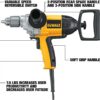 DEWALT Electric Drill, Spade Handle, 1/2-Inch, 9-Amp (DW130V)