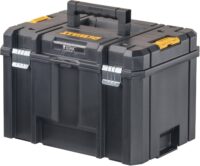 DEWALT TSTAK Tool Box, Extra Large Design, Removable Tray for Easy Access to Tools, Water and Debris Resistant (DWST17806)
