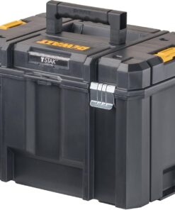 DEWALT TSTAK Tool Box, Extra Large Design, Removable Tray for Easy Access to Tools, Water and Debris Resistant (DWST17806)