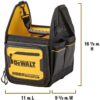 DEWALT Tool Bag, Electrician Tote, Tool Storage and Organization, Durable and Water Resistant, 11 Inch (DWST560105) DEWALT Tool Bag, Electrician Tote, Tool Storage and Organization, Durable and Water Resistant, 11 Inch (DWST560105)