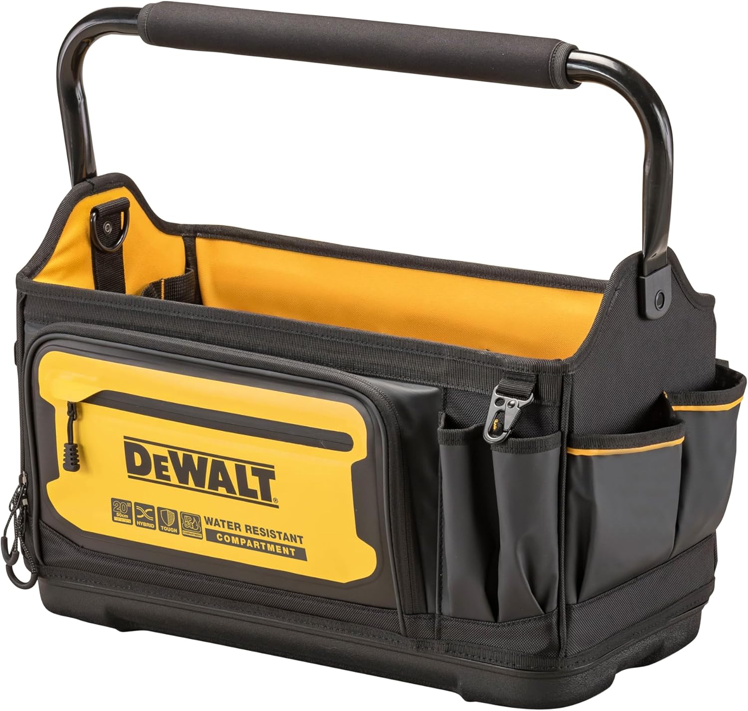DEWALT Tool Tote, Open Top Tool Bag, 20 x 10 (DWST560106) DEWALT Tool Tote, Open Top Tool Bag, 20" x 10" (DWST560106)