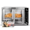 Digital Air Fryer Toaster Oven Combo | 17 One Touch Cooking Functions | Fits 12