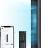 Dreo 40'' WiFi Tower Fan, 26ft/s High-Speed Cooling, Quiet Floor Fan with Remote, 90° Oscillating Fan, 4 Modes, 12H Timer, Touch Control, Standing Cooling Fan for Bedroom, Home, Office Room, Gold