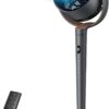 Dreo Fan for Bedroom, 120° Oscillating Standing Fans, Quiet Floor Fan with DC Motor, 100ft Pedestal Fans for Room, 9 Speeds, 4 modes, 20dB, 120° Manual Vertical, 37-42