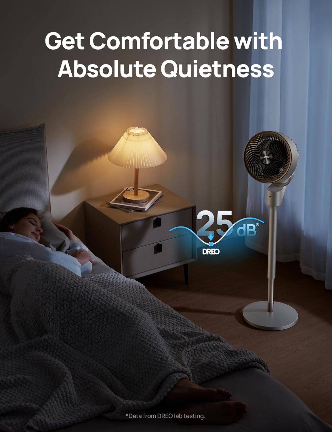 Dreo Fan for Bedroom, 80° Oscillating Standing Fan, 25dB Quiet, 80ft Pedestal Fans for Home Office, 90° Manual Vertical, 3 Speeds, Remote, 34-41 Adjustable Height, Air Circulator, Grey9 Dreo Fan for Bedroom, 80° Oscillating Standing Fan, 25dB Quiet, 80ft Pedestal Fans for Home Office, 90° Manual Vertical, 3 Speeds, Remote, 34-41" Adjustable Height, Air Circulator, Grey