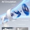 Dreo Fan for Bedroom, 80° Oscillating Standing Fan, 25dB Quiet, 80ft Pedestal Fans for Home Office, 90° Manual Vertical, 3 Speeds, Remote, 34-41" Adjustable Height, Air Circulator, White Dreo Fan for Bedroom, 80° Oscillating Standing Fan, 25dB Quiet, 80ft Pedestal Fans for Home Office, 90° Manual Vertical, 3 Speeds, Remote, 34-41" Adjustable Height, Air Circulator, White