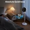 Dreo Fan for Bedroom, 80° Oscillating Standing Fan, 25dB Quiet, 80ft Pedestal Fans for Home Office, 90° Manual Vertical, 3 Speeds, Remote, 34-41" Adjustable Height, Air Circulator, White Dreo Fan for Bedroom, 80° Oscillating Standing Fan, 25dB Quiet, 80ft Pedestal Fans for Home Office, 90° Manual Vertical, 3 Speeds, Remote, 34-41" Adjustable Height, Air Circulator, White
