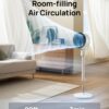 Dreo Fan for Bedroom, 80° Oscillating Standing Fan, 25dB Quiet, 80ft Pedestal Fans for Home Office, 90° Manual Vertical, 3 Speeds, Remote, 34-41" Adjustable Height, Air Circulator, White Dreo Fan for Bedroom, 80° Oscillating Standing Fan, 25dB Quiet, 80ft Pedestal Fans for Home Office, 90° Manual Vertical, 3 Speeds, Remote, 34-41" Adjustable Height, Air Circulator, White