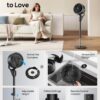 Dreo Fan for Bedroom, 80° Oscillating Standing Fan, 25dB Quiet, 80ft Pedestal Fans for Home Office, 90° Manual Vertical, 3 Speeds, Remote, 34-41" Adjustable Height, Air Circulator Dreo Fan for Bedroom, 80° Oscillating Standing Fan, 25dB Quiet, 80ft Pedestal Fans for Home Office, 90° Manual Vertical, 3 Speeds, Remote, 34-41" Adjustable Height, Air Circulator