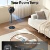Dreo Fan for Bedroom, 80° Oscillating Standing Fan, 25dB Quiet, 80ft Pedestal Fans for Home Office, 90° Manual Vertical, 3 Speeds, Remote, 34-41" Adjustable Height, Air Circulator Dreo Fan for Bedroom, 80° Oscillating Standing Fan, 25dB Quiet, 80ft Pedestal Fans for Home Office, 90° Manual Vertical, 3 Speeds, Remote, 34-41" Adjustable Height, Air Circulator