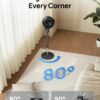 Dreo Fan for Bedroom, 80° Oscillating Standing Fan, 25dB Quiet, 80ft Pedestal Fans for Home Office, 90° Manual Vertical, 3 Speeds, Remote, 34-41" Adjustable Height, Air Circulator Dreo Fan for Bedroom, 80° Oscillating Standing Fan, 25dB Quiet, 80ft Pedestal Fans for Home Office, 90° Manual Vertical, 3 Speeds, Remote, 34-41" Adjustable Height, Air Circulator