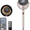 Dreo Smart Fans for Bedroom, 120° +120° Omni-Directional Oscillating Fan, 90ft Quiet Pedestal Fan with RGB Light, 9 Speeds, 6 Modes, 20dB, 8H Timer, Wi-Fi/Voice, 37-42
