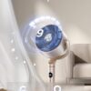 Dreo Smart Fans for Bedroom, 120° +120° Omni-Directional Oscillating Fan, 90ft Quiet Pedestal Fan with RGB Light, 9 Speeds, 6 Modes, 20dB, 8H Timer, Wi-Fi/Voice, 37-42" Floor Fans, Starlight