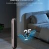 Dreo Smart Tower Fan Voice Control, 120° Oscillating Fan Works with Alexa/Google/App/Remote, 42 Inch, 25dB Quiet DC Bladeless Fan for Bedroom,12 Speeds, Floor Fan for Home, Office, Pilot Max S