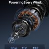 Dreo Smart Tower Fan WiFi Voice Control, Works with Alexa/Google, Cruiser Pro T1S Floor Standing Bladeless Oscillating Fan with Remote, 6 Speeds, 4 Modes, 12H Timer, for Indoor Bedroom Home Office Dreo Smart Tower Fan WiFi Voice Control, Works with Alexa/Google, Cruiser Pro T1S Floor Standing Bladeless Oscillating Fan with Remote, 6 Speeds, 4 Modes, 12H Timer, for Indoor Bedroom Home Office