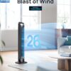 Dreo Smart Tower Fan for Bedroom, 90° Oscillating 40" Standing Fan, 26ft/s High-Speed 5 Speeds 4 Modes, Quiet Room Floor Fans, Touch/Remote/APP & Voice Control, Work with Alexa, 12H Timer, Silver Dreo Smart Tower Fan for Bedroom, 90° Oscillating 40" Standing Fan, 26ft/s High-Speed 5 Speeds 4 Modes, Quiet Room Floor Fans, Touch/Remote/APP & Voice Control, Work with Alexa, 12H Timer, Silver