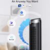 Dreo Smart Tower Fan for Bedroom, 90° Oscillating 40" Standing Fan, 26ft/s High-Speed 5 Speeds 4 Modes, Quiet Room Floor Fans, Touch/Remote/APP & Voice Control, Work with Alexa, 12H Timer, Silver Dreo Smart Tower Fan for Bedroom, 90° Oscillating 40" Standing Fan, 26ft/s High-Speed 5 Speeds 4 Modes, Quiet Room Floor Fans, Touch/Remote/APP & Voice Control, Work with Alexa, 12H Timer, Silver