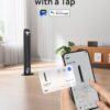 Dreo Smart Tower Fan for Bedroom, 90° Oscillating 40" Standing Fan, 26ft/s High-Speed 5 Speeds 4 Modes, Quiet Room Floor Fans, Touch/Remote/APP & Voice Control, Work with Alexa, 12H Timer, Silver Dreo Smart Tower Fan for Bedroom, 90° Oscillating 40" Standing Fan, 26ft/s High-Speed 5 Speeds 4 Modes, Quiet Room Floor Fans, Touch/Remote/APP & Voice Control, Work with Alexa, 12H Timer, Silver