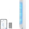 Dreo Smart Tower Fan for Bedroom, Floor Standing Bladeless Oscillating Fan with Remote, 9 Speeds, 4 Modes, 12H Timer, for Indoor Bedroom Home Office, WiFi Voice Control, Cruiser TF518S