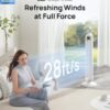 Dreo Smart Tower Fan for Bedroom, Floor Standing Bladeless Oscillating Fan with Remote, 9 Speeds, 4 Modes, 12H Timer, for Indoor Bedroom Home Office, WiFi Voice Control, Cruiser TF518S Dreo Smart Tower Fan for Bedroom, Floor Standing Bladeless Oscillating Fan with Remote, 9 Speeds, 4 Modes, 12H Timer, for Indoor Bedroom Home Office, WiFi Voice Control, Cruiser TF518S