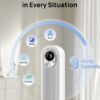 Dreo Smart Tower Fan for Bedroom, Floor Standing Bladeless Oscillating Fan with Remote, 9 Speeds, 4 Modes, 12H Timer, for Indoor Bedroom Home Office, WiFi Voice Control, Cruiser TF518S Dreo Smart Tower Fan for Bedroom, Floor Standing Bladeless Oscillating Fan with Remote, 9 Speeds, 4 Modes, 12H Timer, for Indoor Bedroom Home Office, WiFi Voice Control, Cruiser TF518S