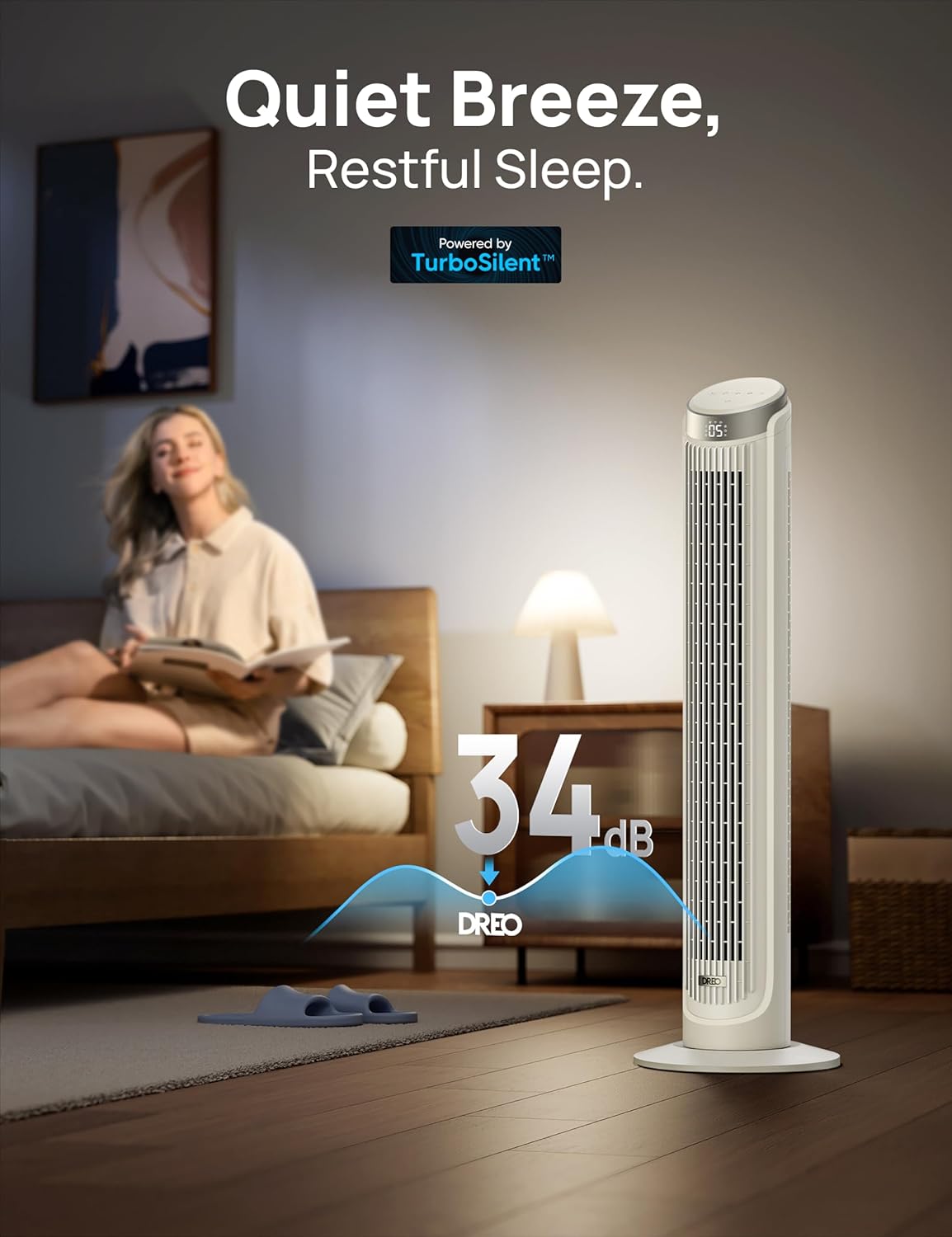 Dreo Smart Tower Fan for Bedroom, Standing Fans for Indoors, 90° Oscillating, 26ft s Velocity Quiet Floor Fan with Remote, 12H Timer, Voice Control Fans for Indoors, Compatible with Alexa3 Dreo Smart Tower Fan for Bedroom, Standing Fans for Indoors, 90° Oscillating, 26ft/s Velocity Quiet Floor Fan with Remote, 12H Timer, Voice Control Fans for Indoors, Compatible with Alexa